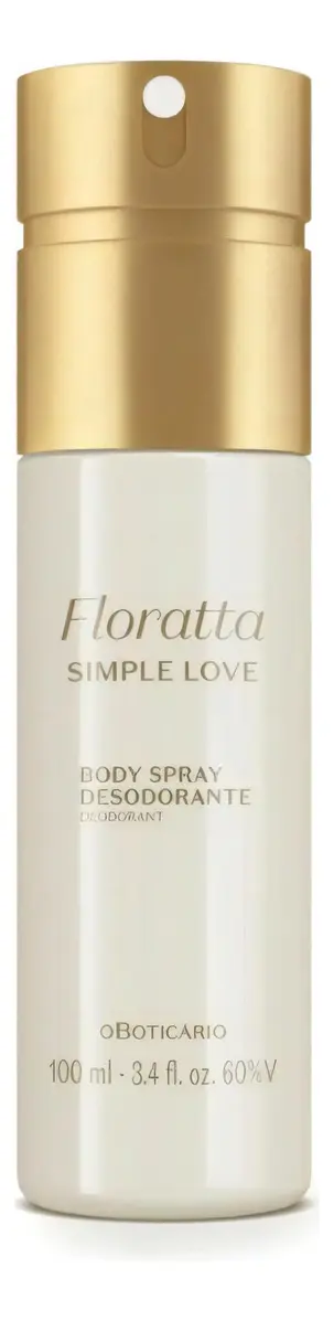 O Boticário Floratta Simple Love Body Spray 100 Ml - Imagem 2