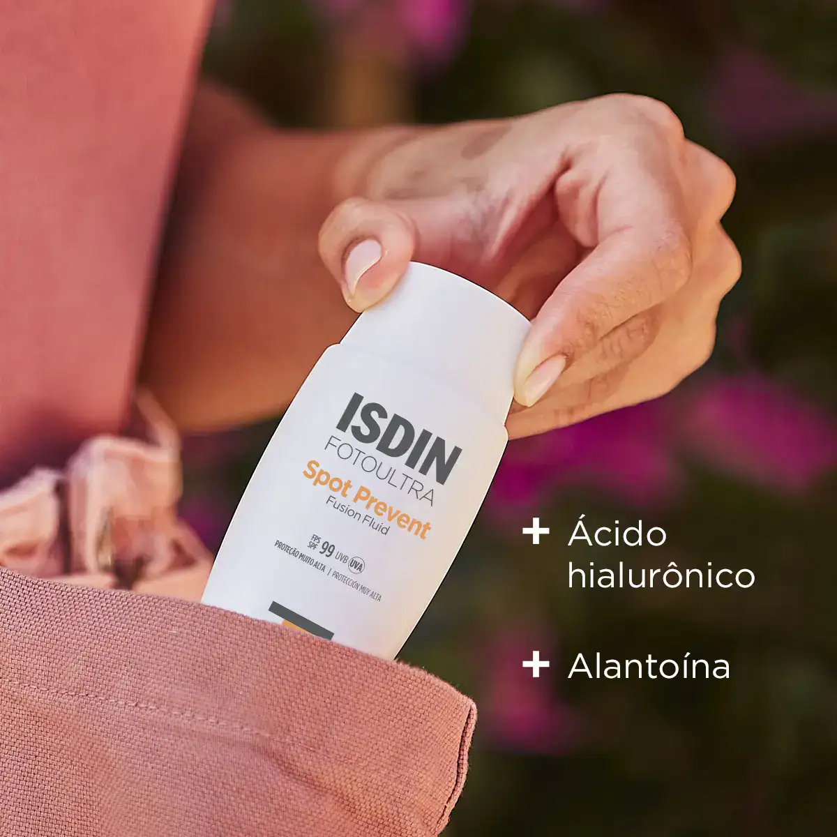 ISDIN Protetor Solar Facial FotoUltra Spot Prevent FPS 99 - 50ml - Imagem 2