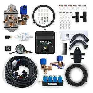 Kit Gnv 5a Geração 5+ Completo 5plus Original Redutor Sgv