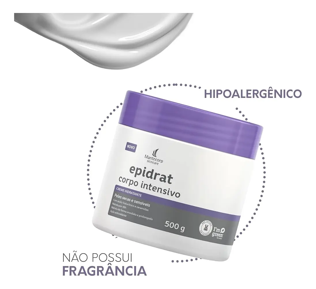 Creme Hidratante Epidrat Corpo Intensivo 500g - Imagem 4