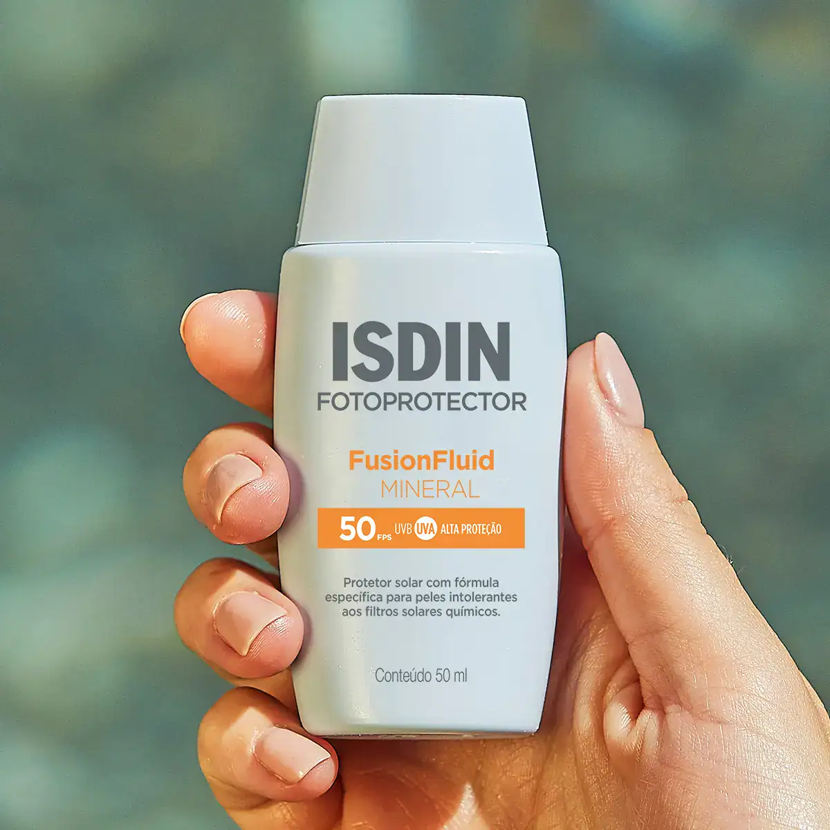 ISDIN Protetor Solar Facial Fusion Fluid Mineral FPS 50 - 50ml - Imagem 4