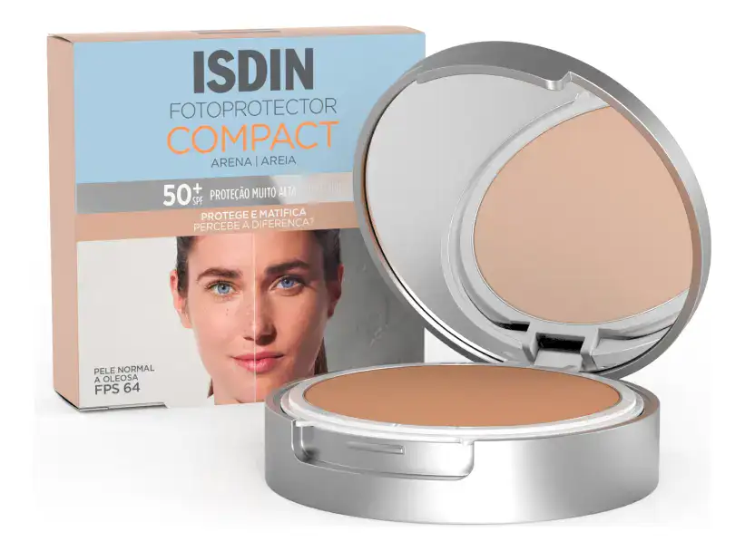 ISDIN Protetor Solar Compacto Areia FPS 50 - 10g - Imagem 8