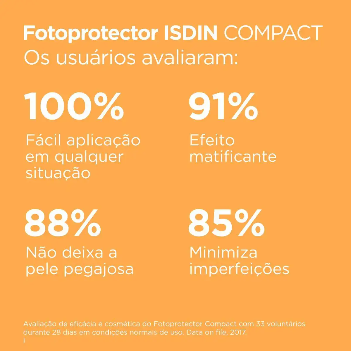 ISDIN Protetor Solar Compacto Areia FPS 50 - 10g - Imagem 4