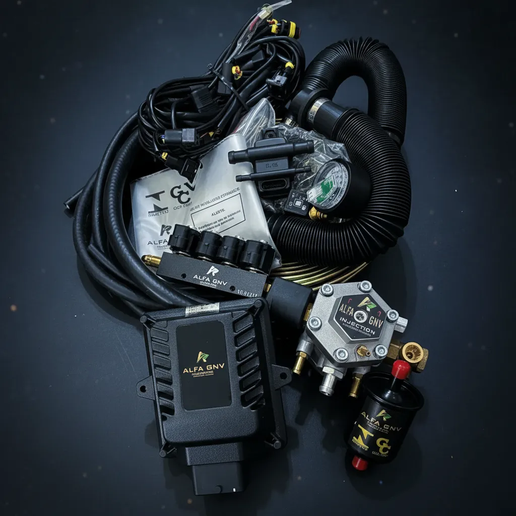 Kit 5g Gnv Alfa Eletronica Mp48 Homologado E Universal - Imagem 2