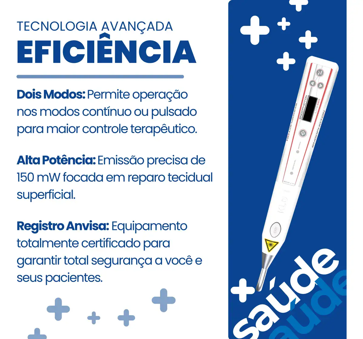Laser Portátil Vermelho 660nm Endophoton Lite Kld Com Ilib - Imagem 4