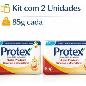 Protex Macadâmia 85g Kit Econômico 2x Para Todas As Peles