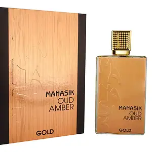 Perfume Manasik Oud Amber Gold 100ml Eau De Parfum Unissex