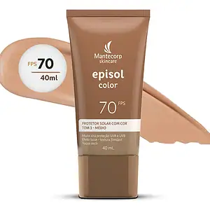 Mantecorp Protetor Solar Facial Episol Fps 70 Tom 3 Médio