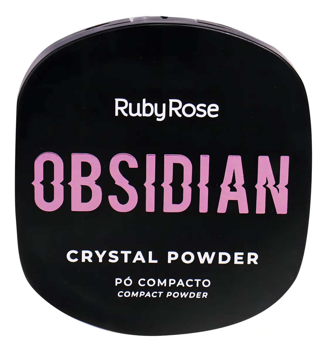 Base de maquiagem em pó Ruby Rose Obsidian HB18008 RUBY ROSE tom marrom - 9.6mL 43g - Imagem 5
