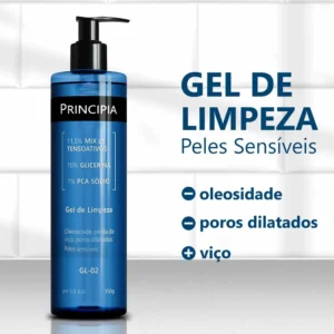 Kit Principia para Rotina de Skincare Pele Sensível com Protetor Solar FPS 60