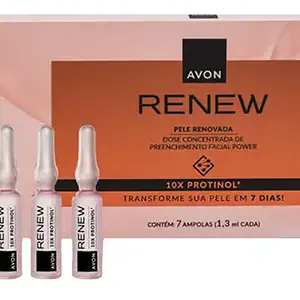 Ampolas De Restauração Facial Avon Renew 7un 1,3ml Todo Tipo De Pele Dia