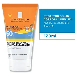 La Roche-Posay protetor solar infantil dermopediatrics FPS60 120ml