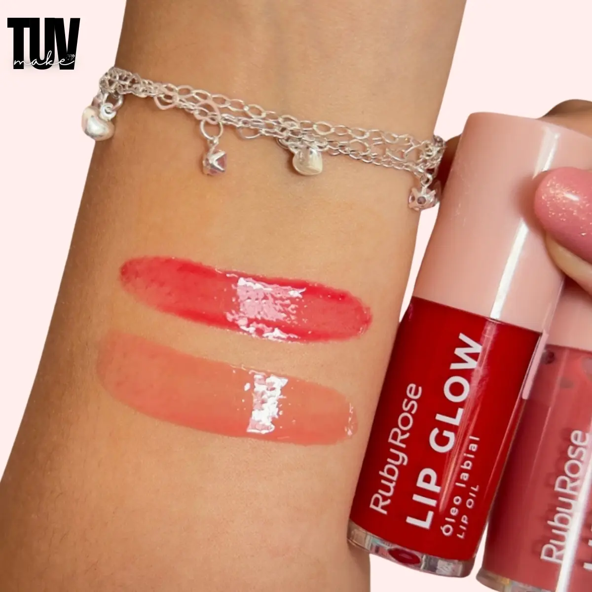Kit 2 Lip Glow Óleo Labial Ruby Rose Gloss Hidratante - Imagem 6