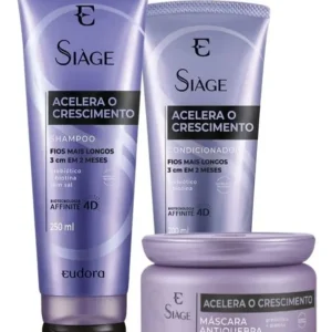 Shampoo+ Condicionador+ Máscara Acelera O Crescimento Eudora