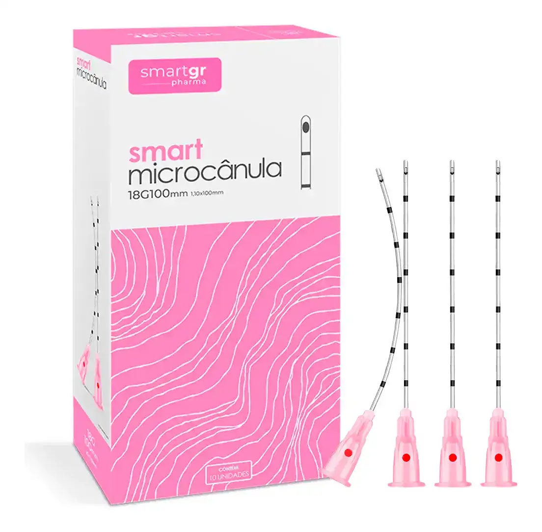 Smart Microcanula 18g X 100mm Smart Gr Preenchimento Canula