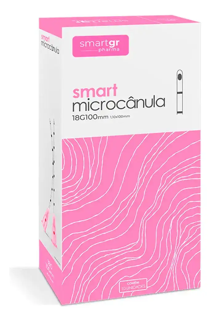 Smart Microcanula 18g X 100mm Smart Gr Preenchimento Canula - Imagem 2