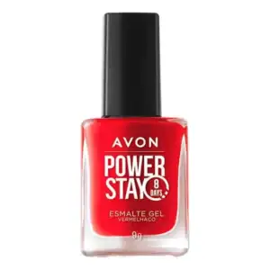 Avon Power Stay Esmalte Gel Vermelho Energia