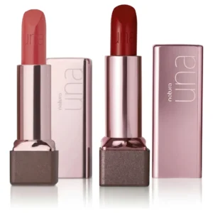 Kit Presente Favoritos Batom Una: 1 Batom Hidratante Cc Fps25 Nude 2c + 1 Batom Hidratante Cc Fps25 Vermelho 4c