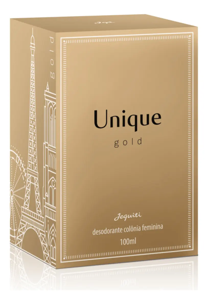 Unique Gold Colônia Feminina, 100 Ml Jequiti - Imagem 3